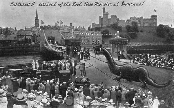 The arrival of the Loch Ness Monster at Inverness
