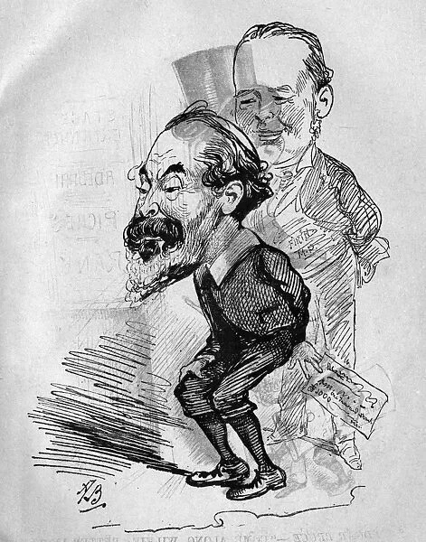 Caricature of Henry Labouchere, Liberal MP