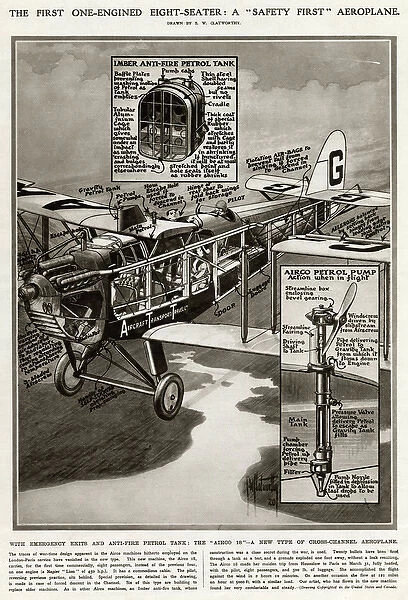 First one-engined, eight-seater aeroplane