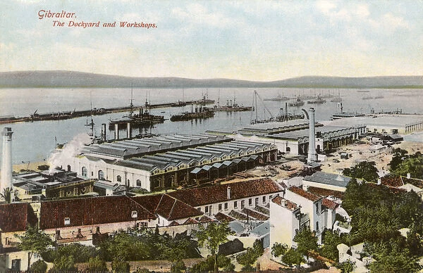 Gibraltar - The Dockyard and Workshops