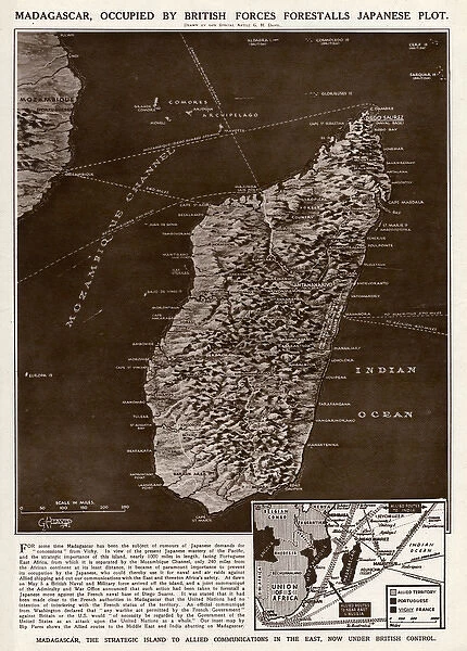 Madagascar strategic island by G. H. Davis