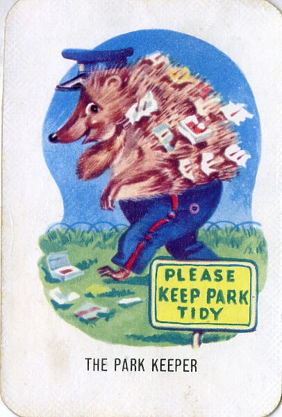 Old Maid card game - The Park Keeper