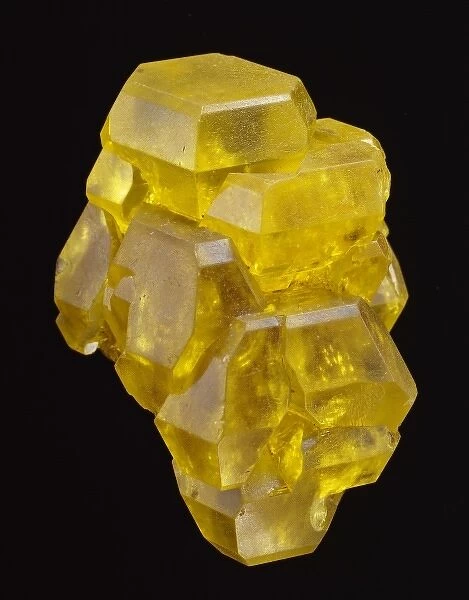 Sulphur is an elemental substance, it is yellow in colour