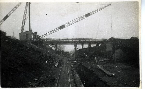 Underground Railway Construction, Leytonstone, London
