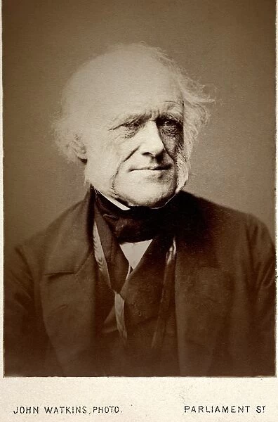 1860s Charles Lyell portrait photo cdv