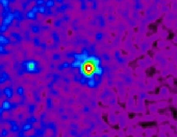 Active galaxy NGC 1275, gamma ray image