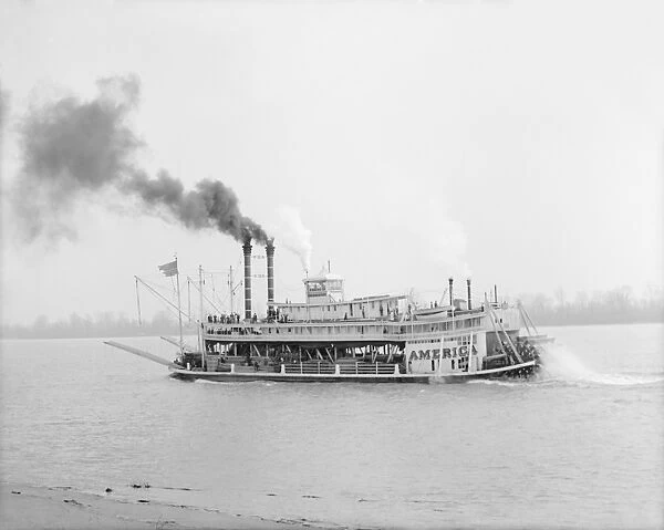 America paddle steamer, 1906