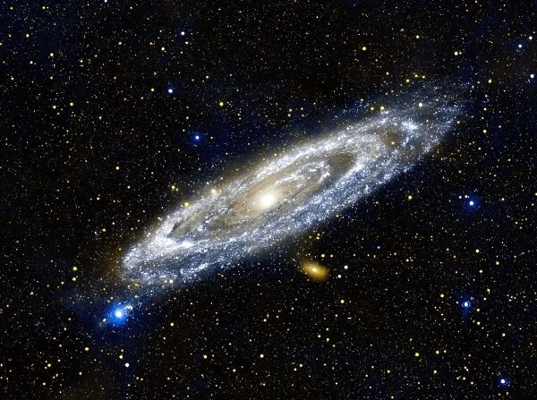 Andromeda galaxy, ultraviolet image
