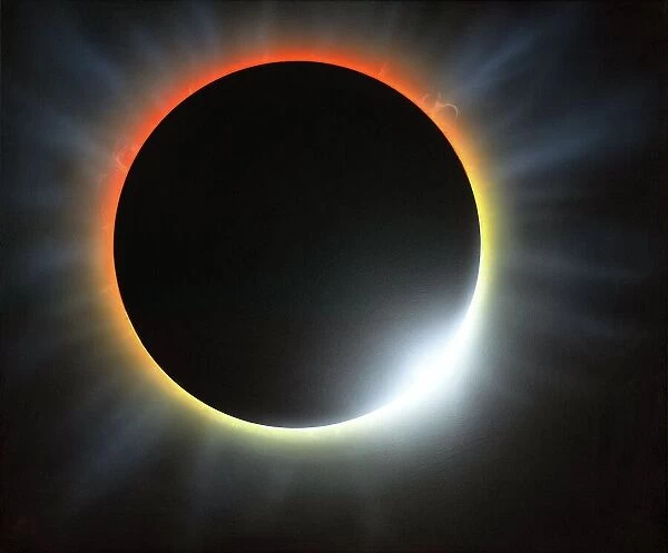 Annular solar eclipse, artwork
