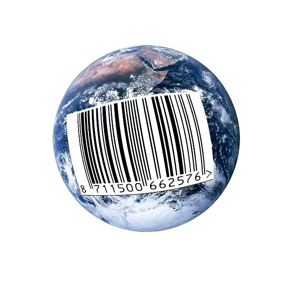 Barcoded Earth, conceptual image