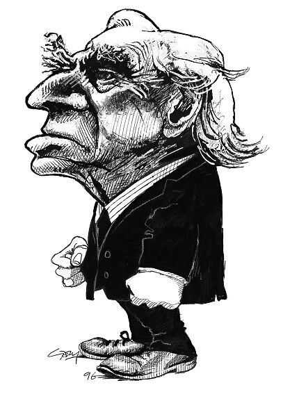 Bertrand Russell, caricature