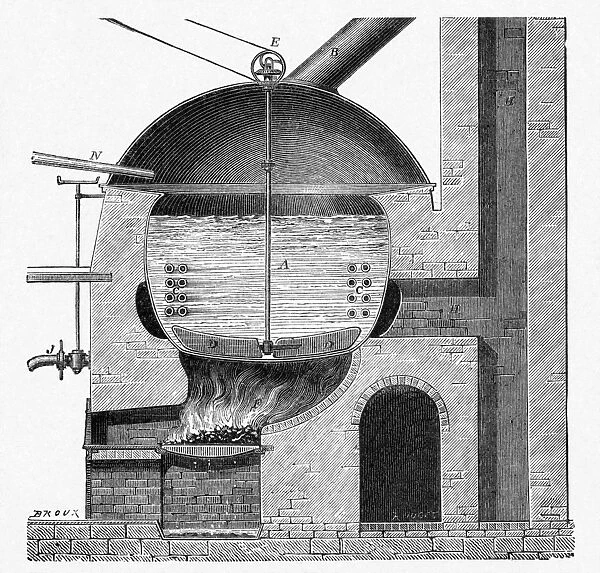 Brewery kettle, 19th century