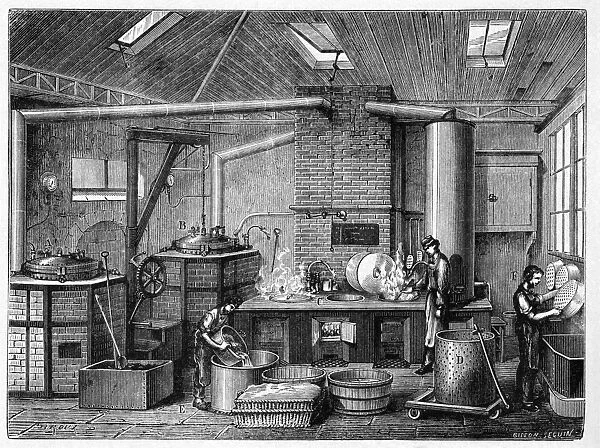 Canning kitchen, 19th century