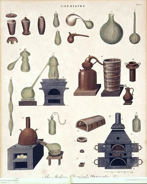 Chemistry equipment, early 19th century C013  /  5268