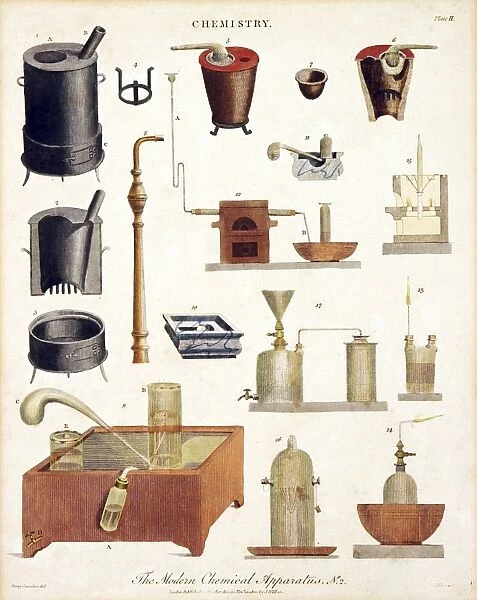 Chemistry equipment, early 19th century C013  /  5269