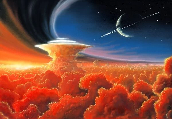 Clouds on Titan, artwork
