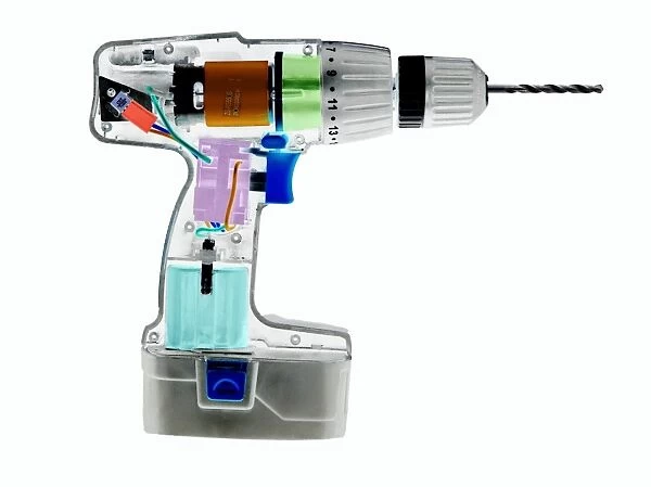 Cordless power drill components