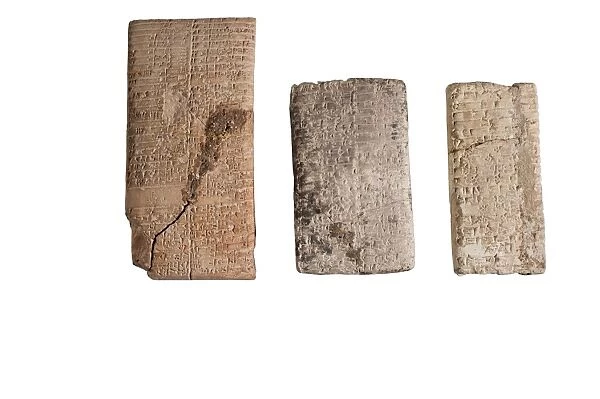 Cuneiform clay tablets