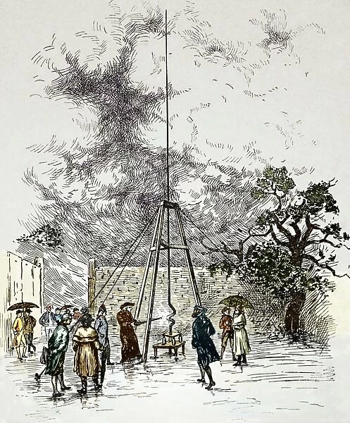 Dalibards lightning experiment, 1752