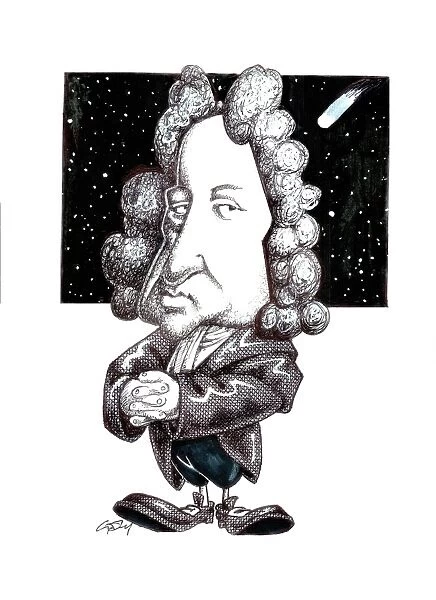 Edmond Halley, caricature C015  /  6703