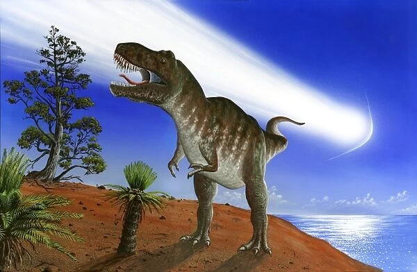 Extinction of the dinosaurs, artwork