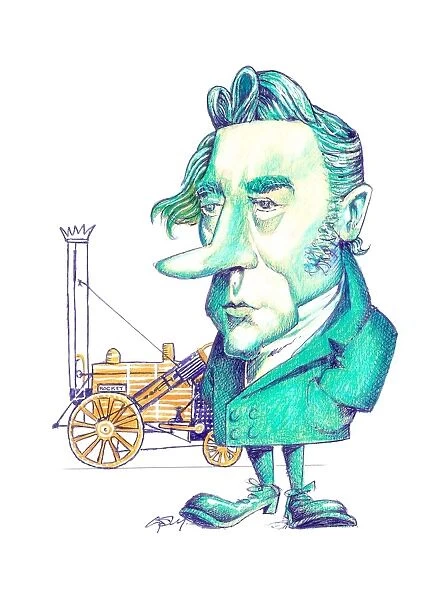George Stephenson, British engineer C017  /  7109