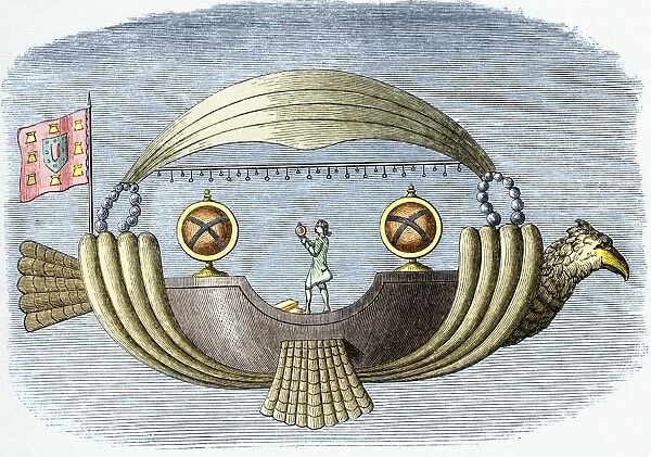 Gusmaos Passarola airship, 1709