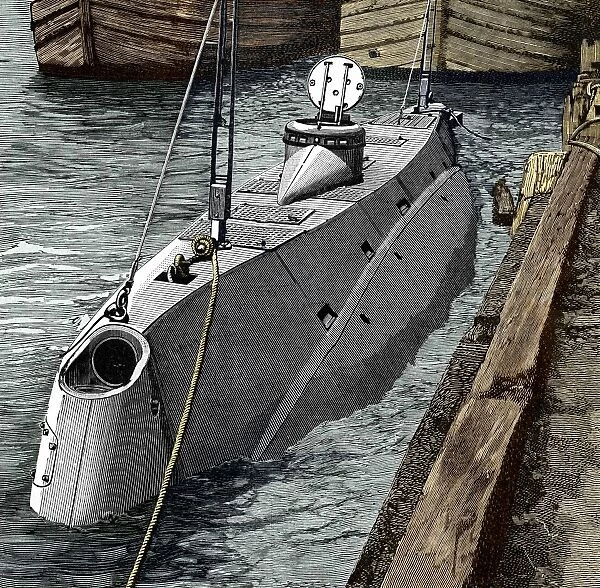 Holland submarine, New York, 1890s
