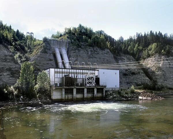 Hydroelectric power station, Canada