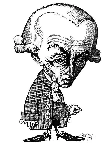 Immanuel Kant, caricature