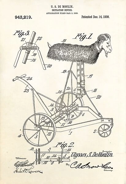 Initiation device patent, 1909 C024  /  3609