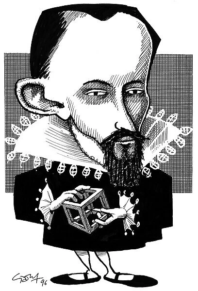 Johannes Kepler, caricature