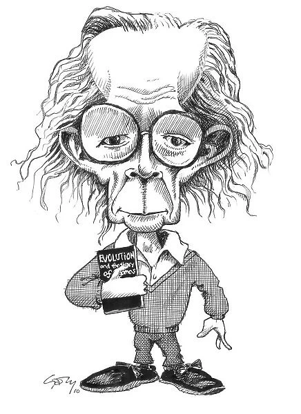 John Maynard Smith, caricature