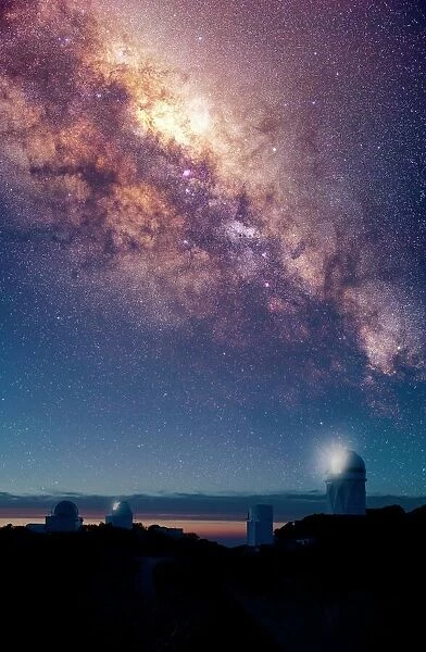 Kitt Peak Observatory and Milky Way