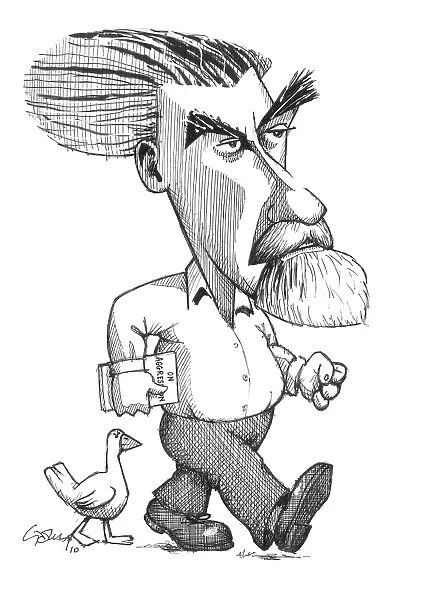 Konrad Lorenz, caricature