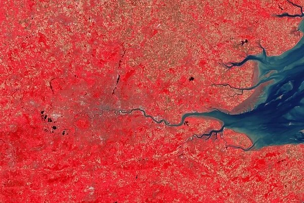 London, infrared satellite image C016  /  3889