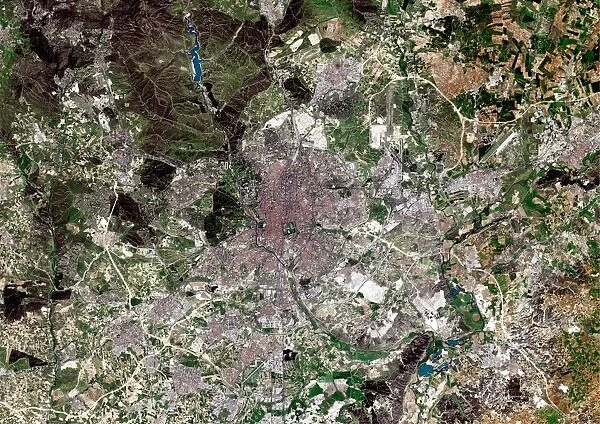 Madrid, satellite image