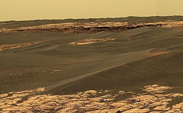 Mars surface, Opportunity rover image