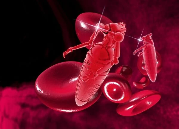 Medical nanobots, artwork
