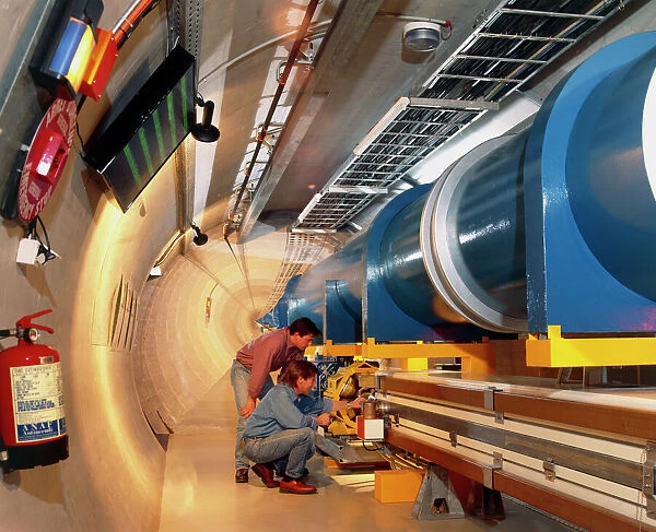 Mock-up of Large Hadron Collider at CERN