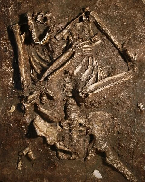 Neanderthal skeleton, Kebara Cave, Israel