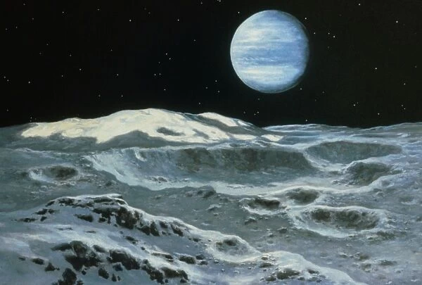 Neptune seen from Triton