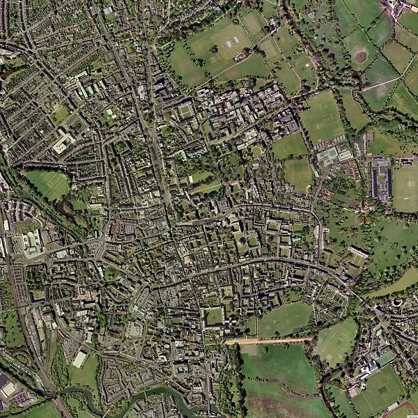 Oxford, UK, aerial image