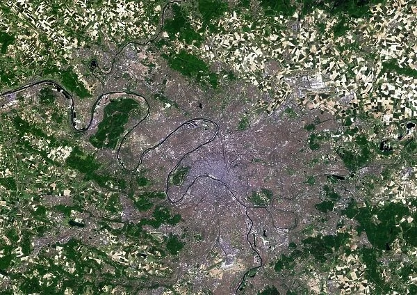 Paris, satellite image