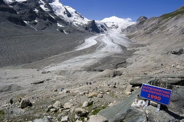 Recession of the Pasterze Glacier