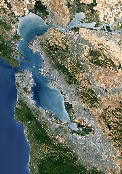 San Francisco, satellite image