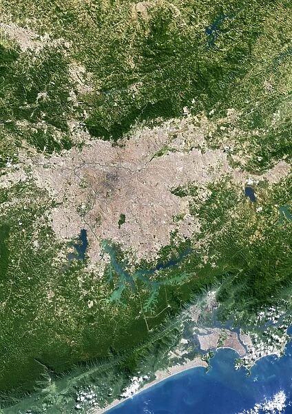 Sao Paulo, satellite image