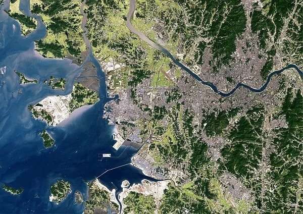 Seoul, satellite image