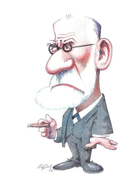 Sigmund Freud, caricature