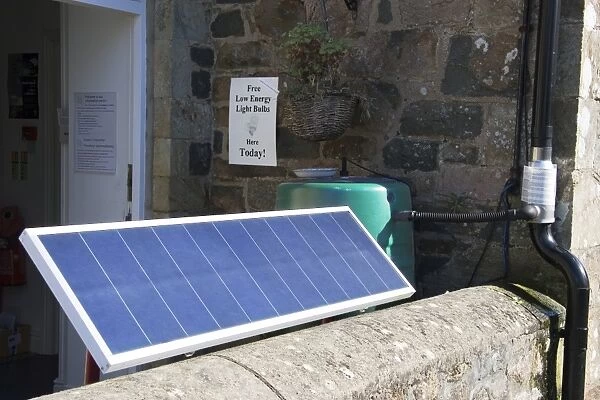 Solar panel at the ECO Centre, Wales